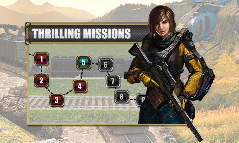 Ultimate Shooter: Train Sniper 게임 스크린 샷