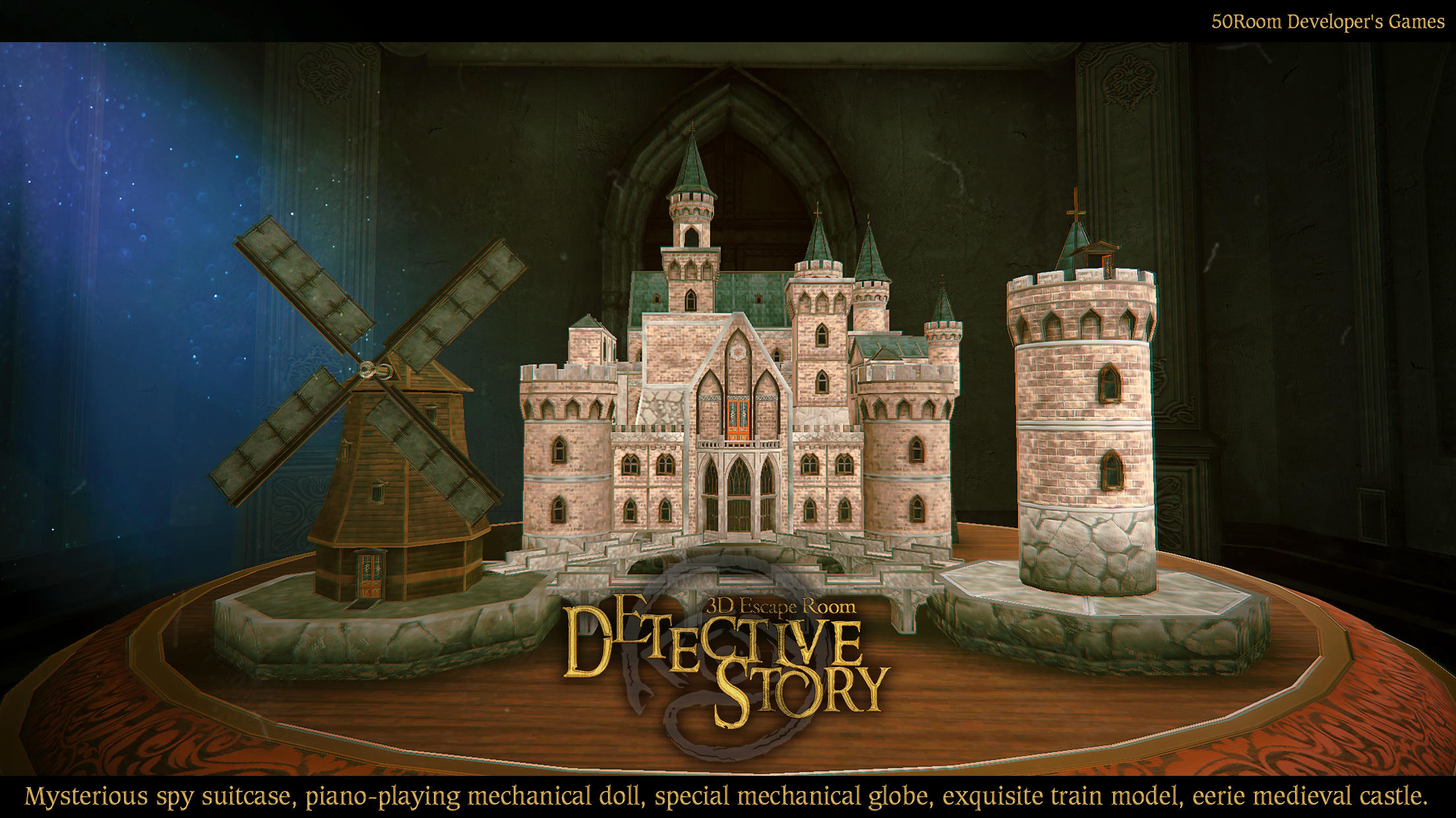 Screenshot 1 of រឿងអ្នកស៊ើបអង្កេត 3D Escape Room 1.2.1