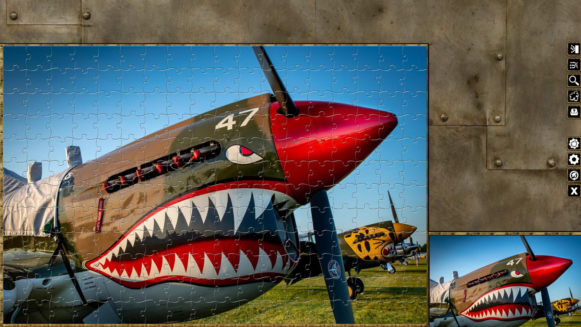 Pixel Puzzles World War II Jigsaws Game Screenshot