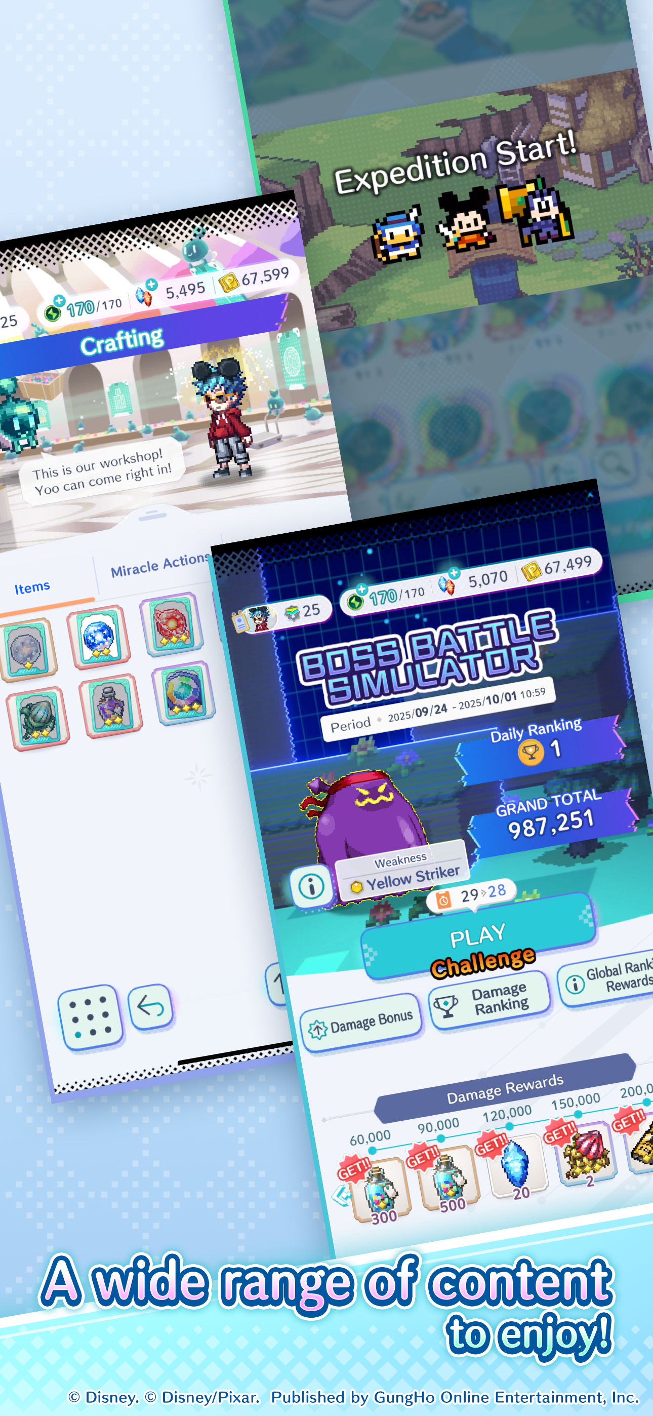 Disney Pixel RPG Game Screenshot