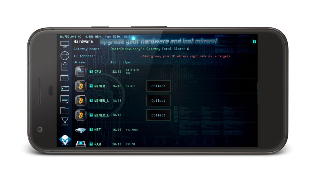 Hackerz - MMO simulator ภาพหน้าจอเกม