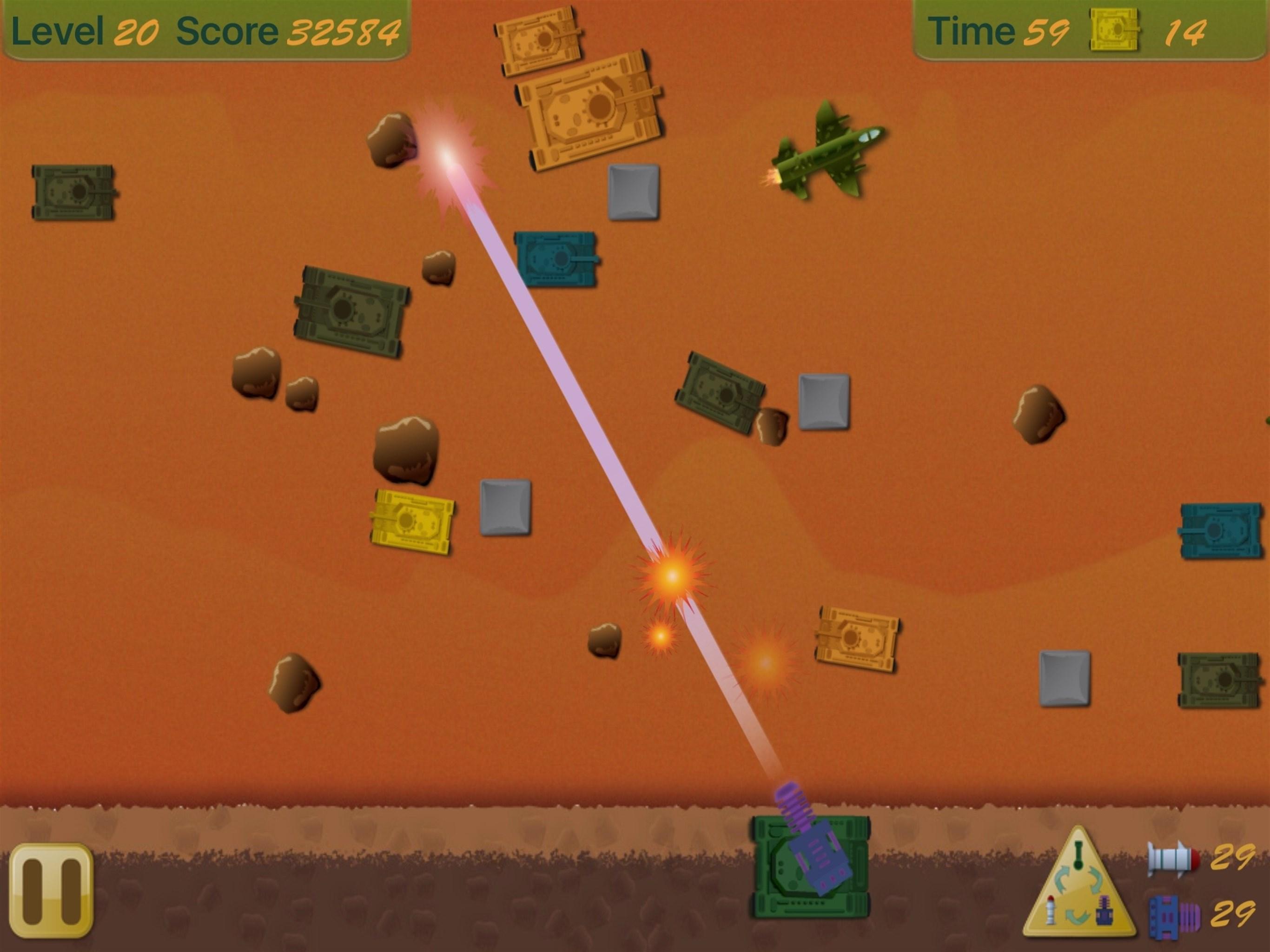 Shooting Tanks Game Screenshot