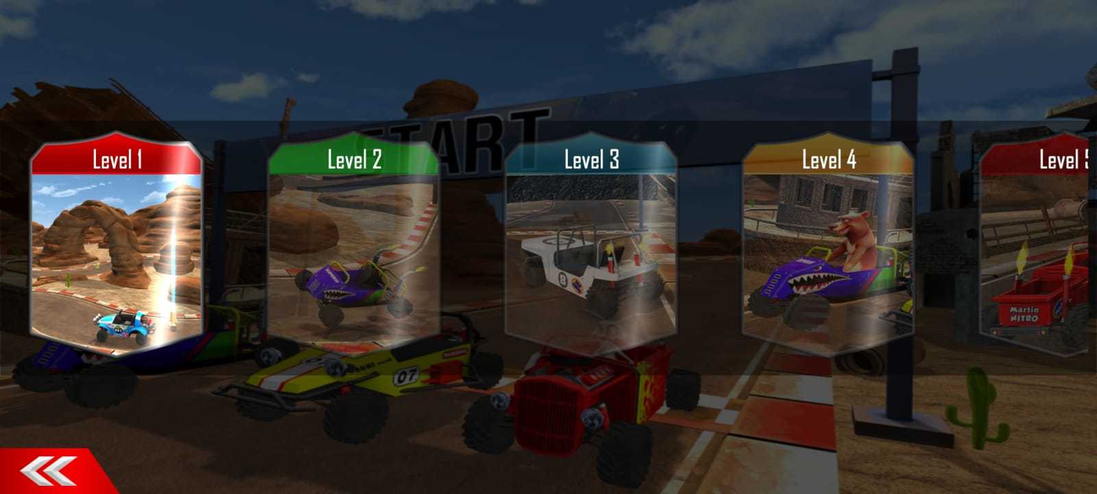 Real Animal Racing Go-Kart Game Screenshot