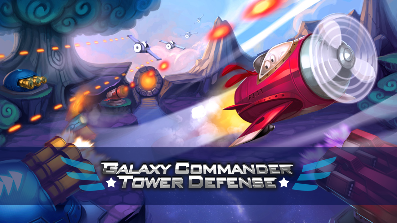 Galaxy Commander Tower defense ภาพหน้าจอเกม