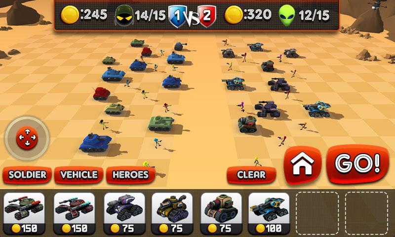 Creepy Aliens Battle Simulator 3D ภาพหน้าจอเกม