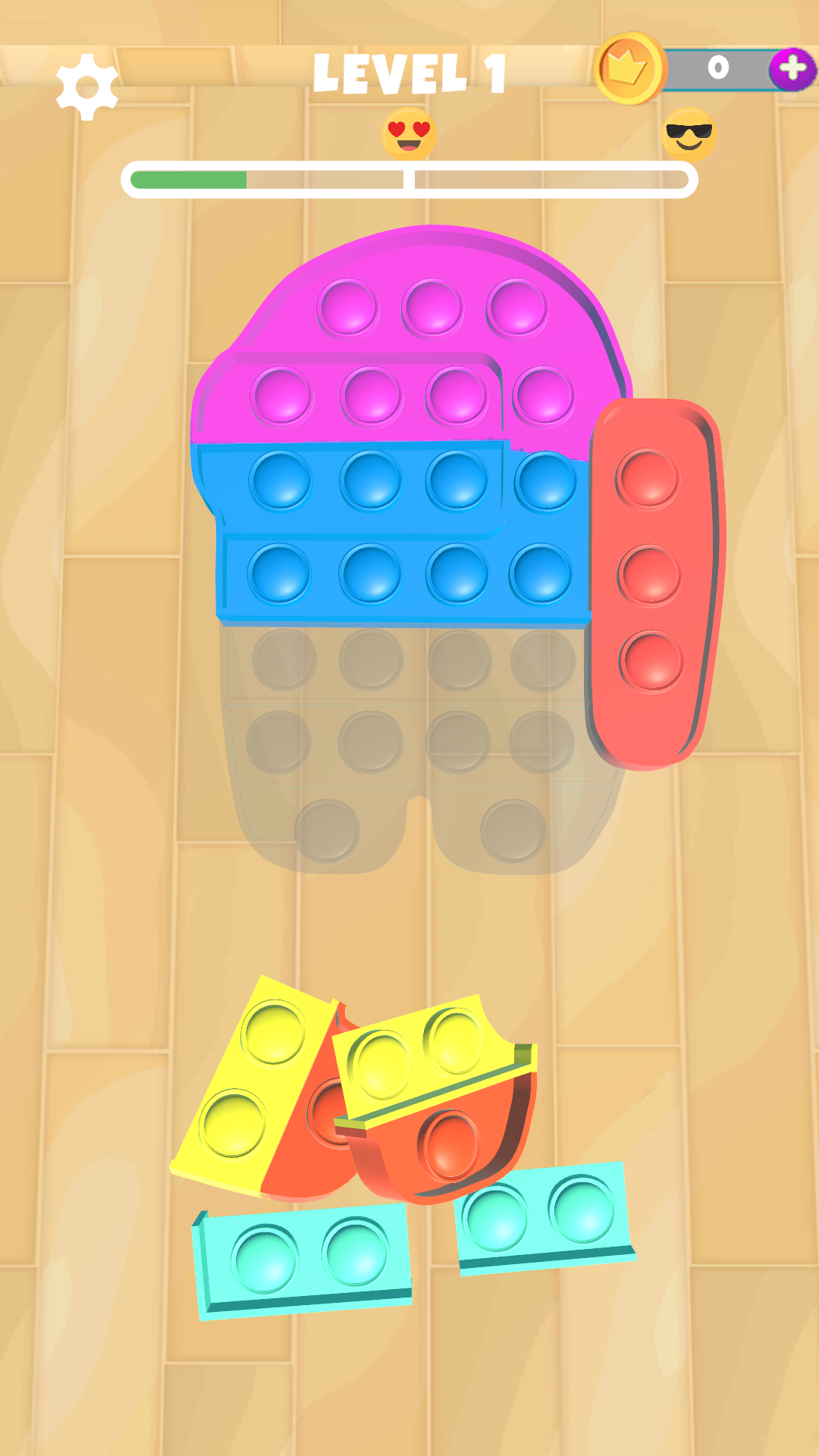Скриншот игры Pop It Puzzle