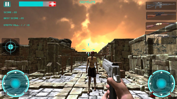 Zombie Sniper Strike 3D - Shoot And Kill The Living Dead Free Action Game screenshot game