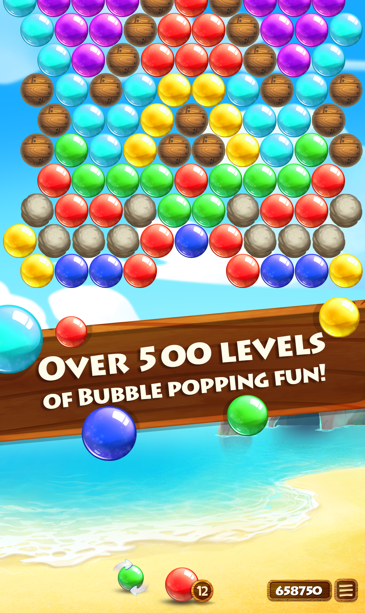 Screenshot 1 of playa de burbujas 1.8