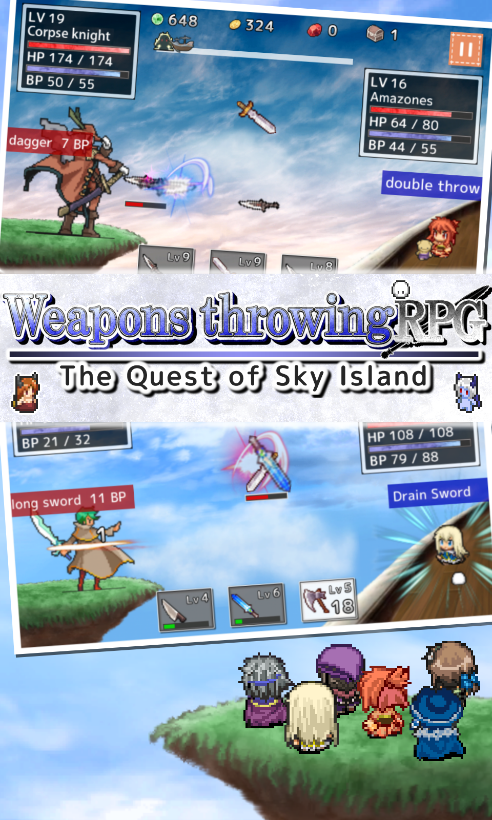 Weapons throwing RPG Game Screenshot