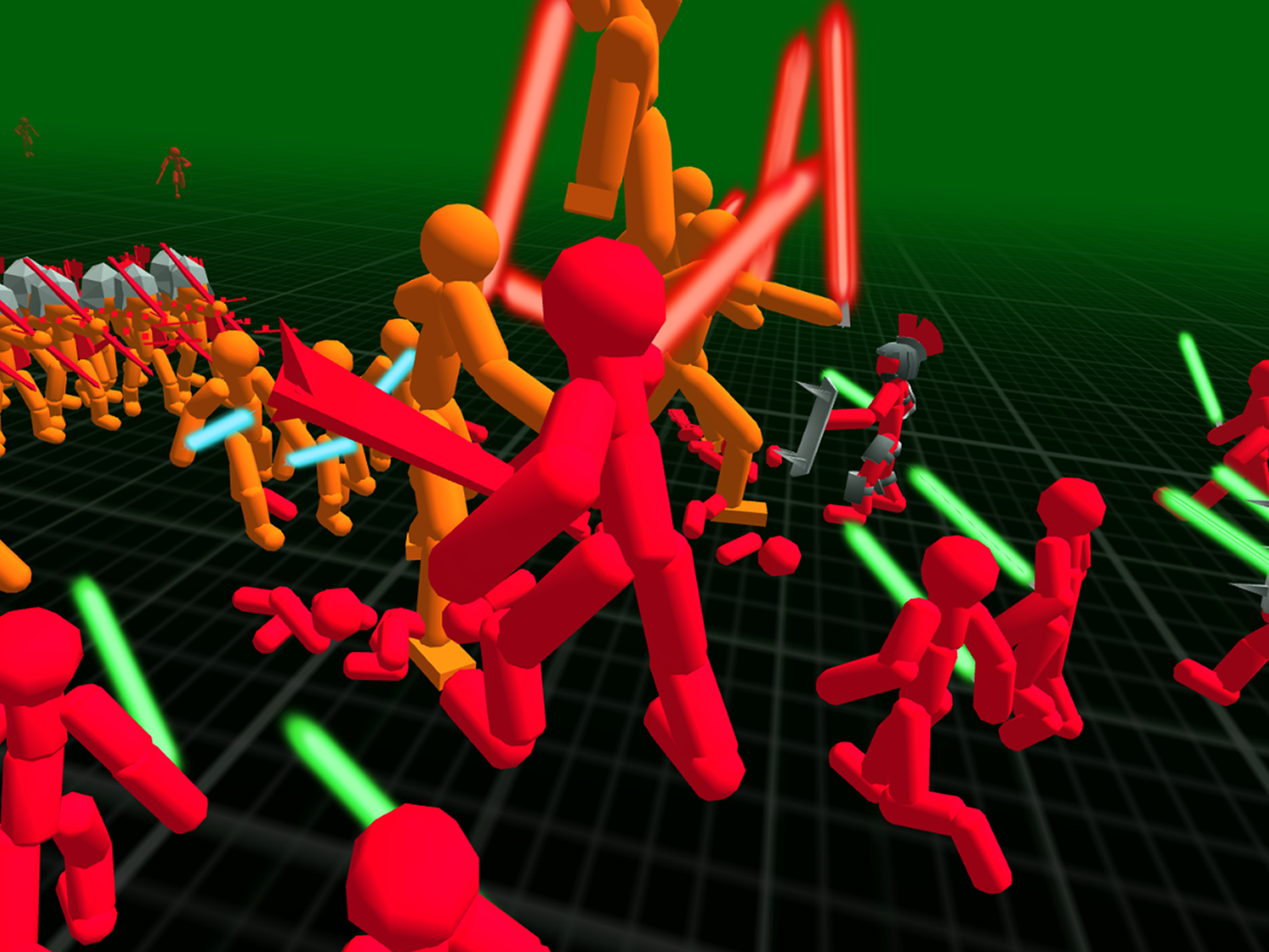 Скриншот игры Stickman Simulator Neon Battle