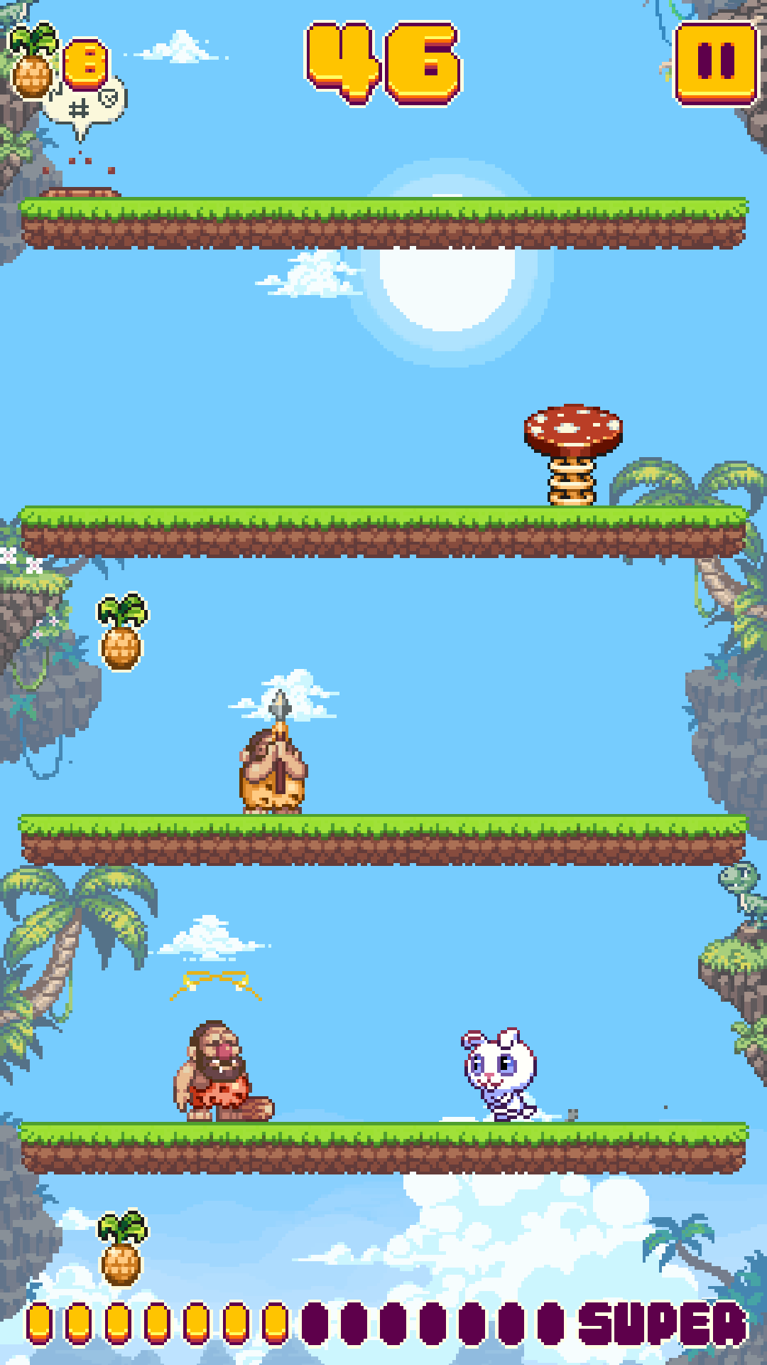 Trog Smash Island - A jurassic adventure ゲームのスクリーンショット