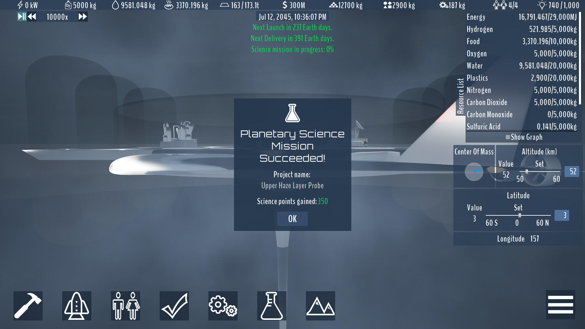 Screenshot of Sky Base Venus
