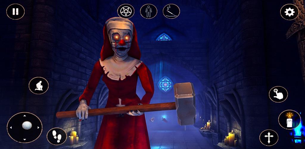 Banner of The Scary Nun Evil Escape 