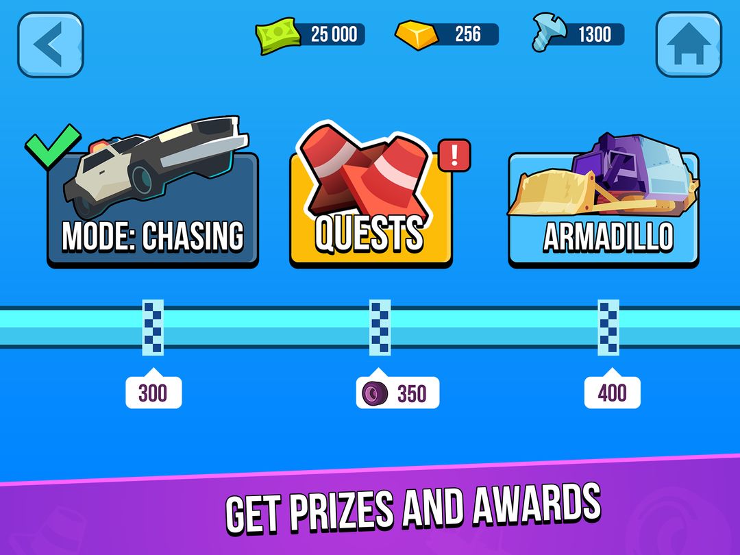 스매시 레이싱 (Smash Racing): 서사시 운전 게임 스크린 샷