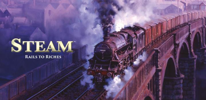 Banner of Steam: Rails to Riches 