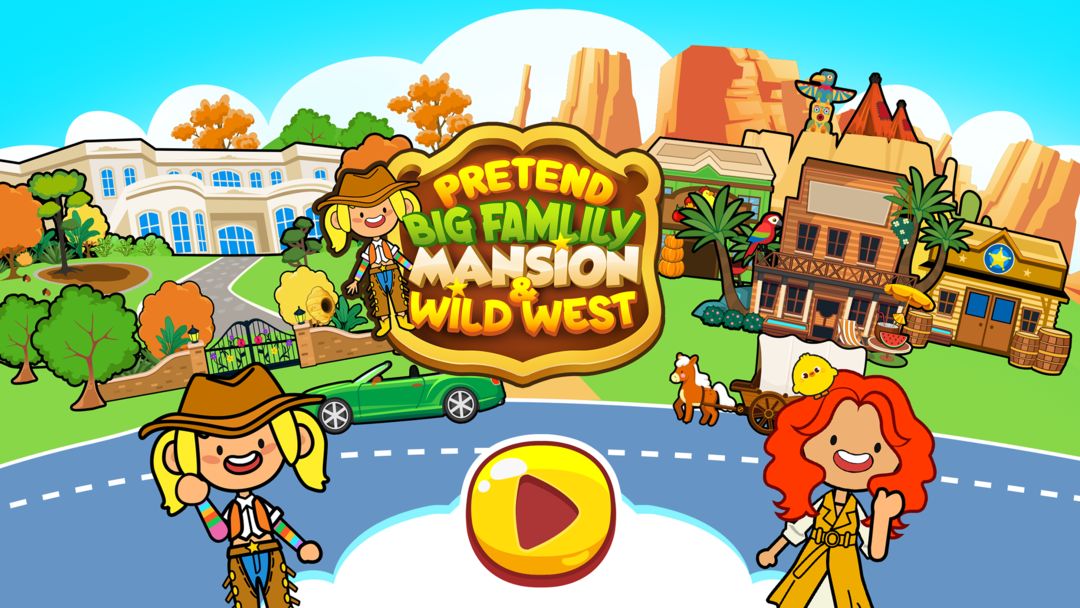 My Pretend Family Mansion screenshot game