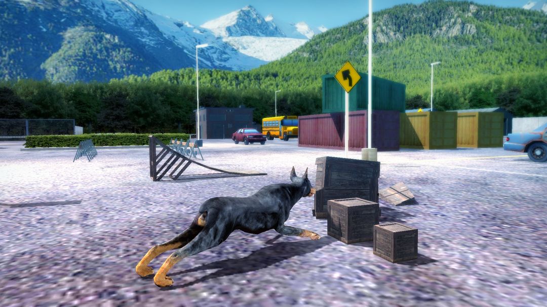 Doberman Dog Simulator ภาพหน้าจอเกม