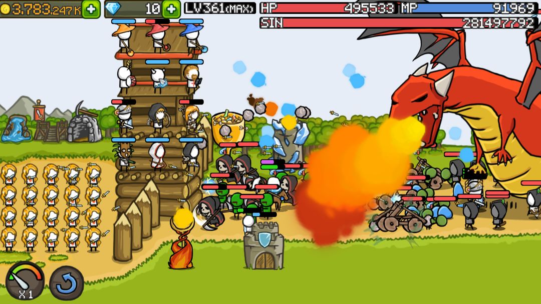 Screenshot of Grow Castle - Tower Defense