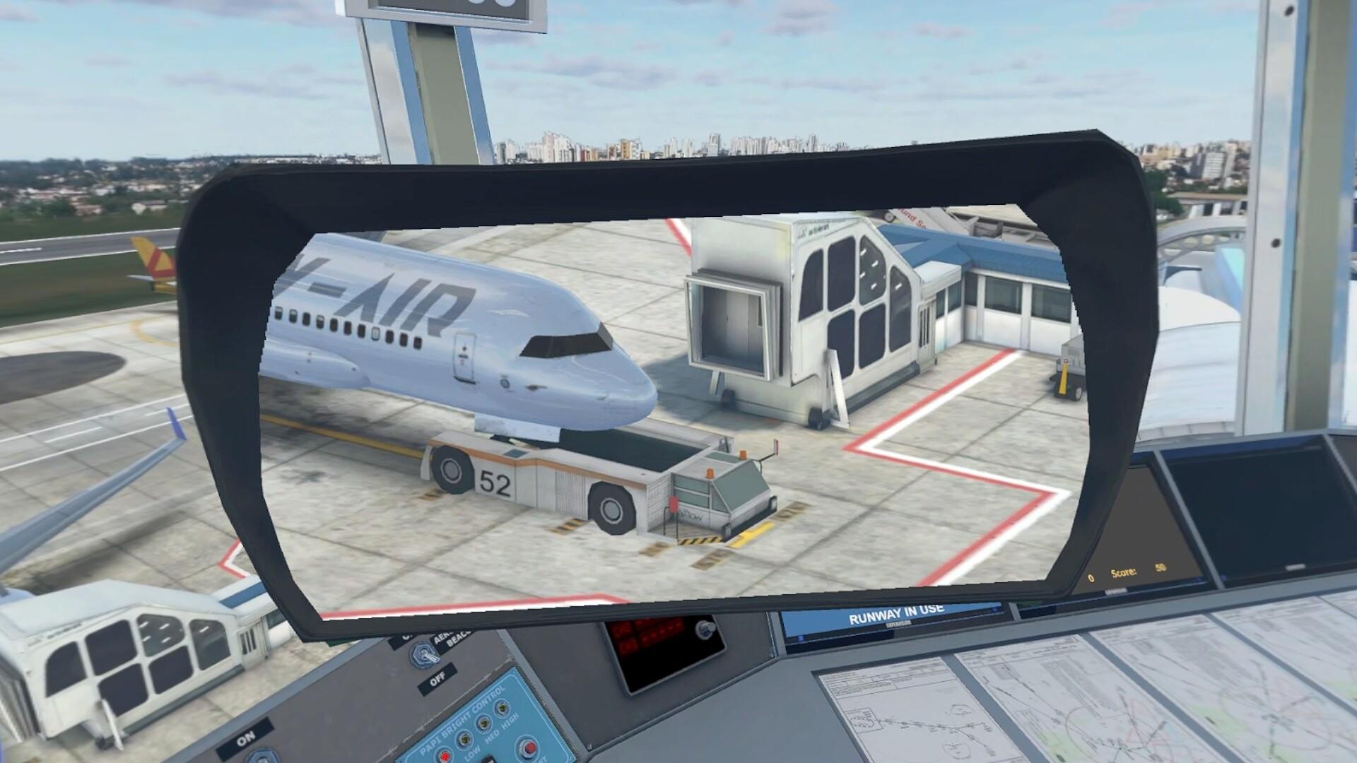 Cuplikan Layar Game V-Air Traffic Control