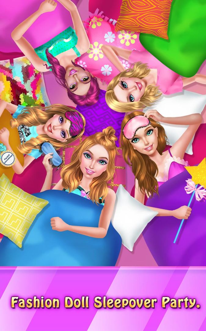 Fashion Doll - Sleepover Party 게임 스크린 샷