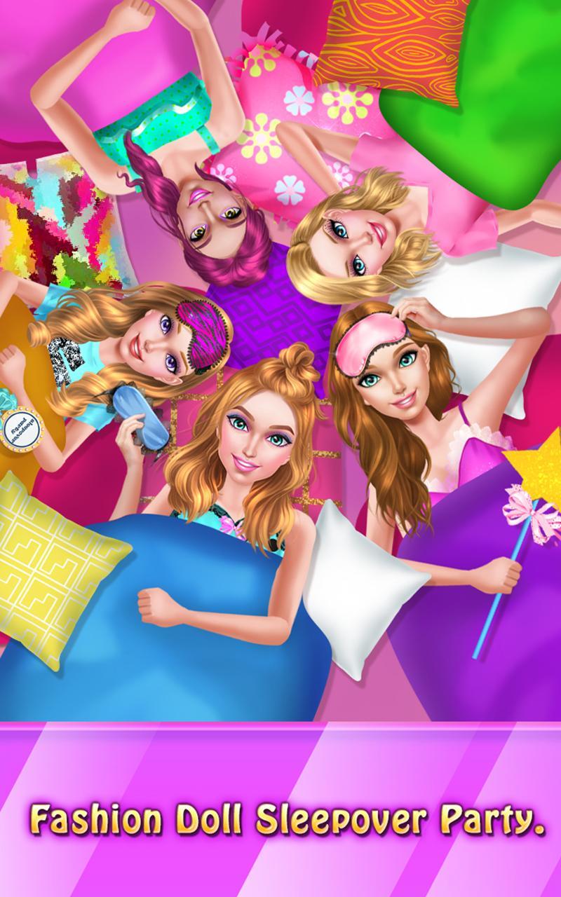 Fashion Doll - Sleepover Party Game Screenshot