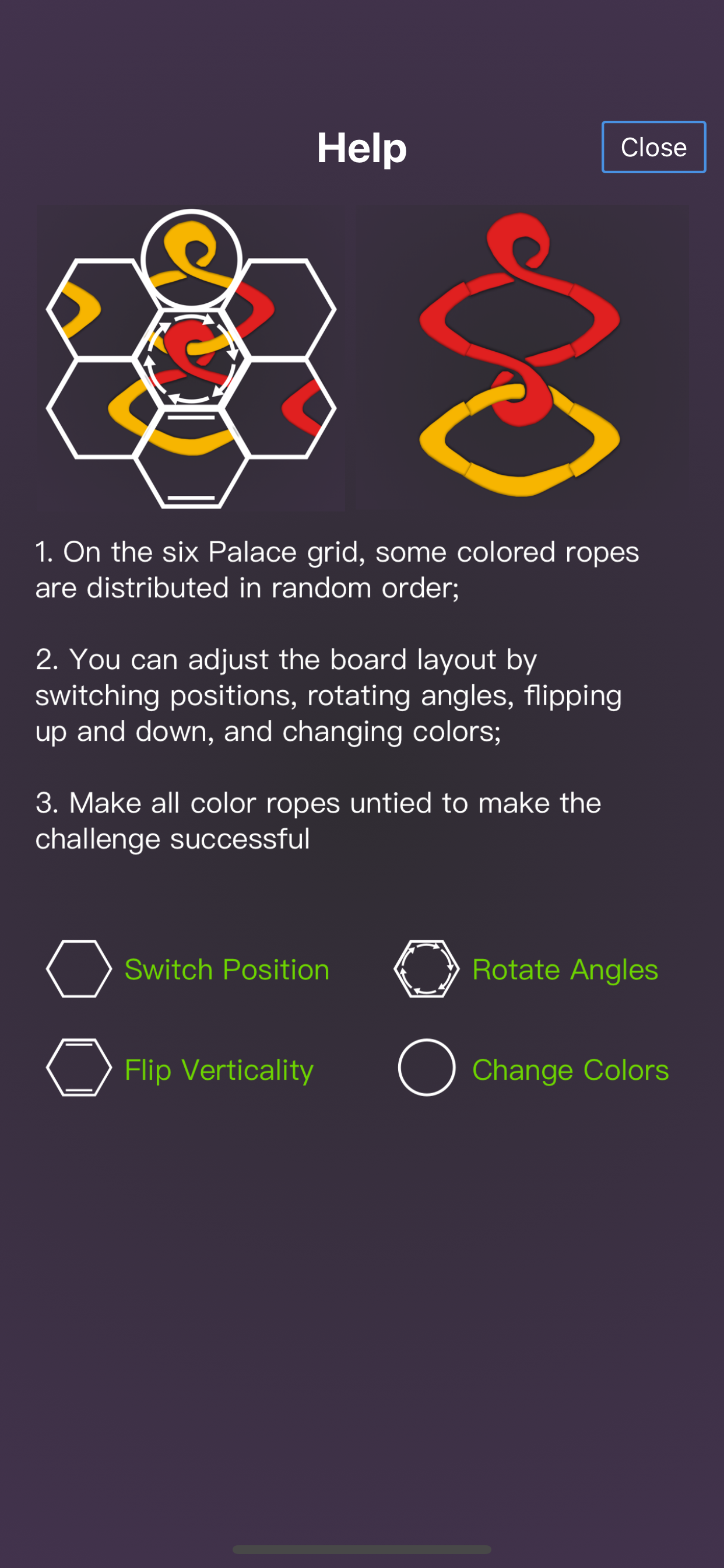 Tangle Ropes Game Screenshot