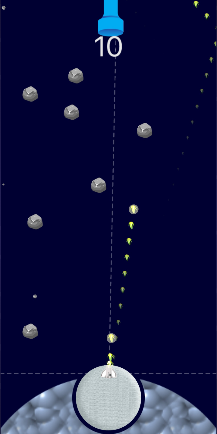 Rocks Shooter - Jet Fire 게임 스크린샷