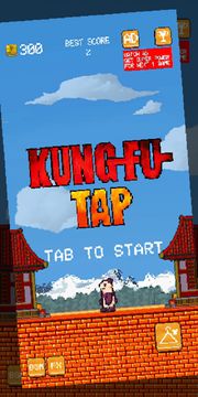 Kung Fu Tap : 2D Pixel Game Game Screenshot