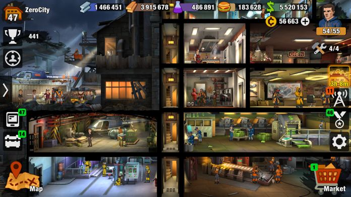 Zero City: 在僵尸世界中生存，即时策略游戏 screenshot game