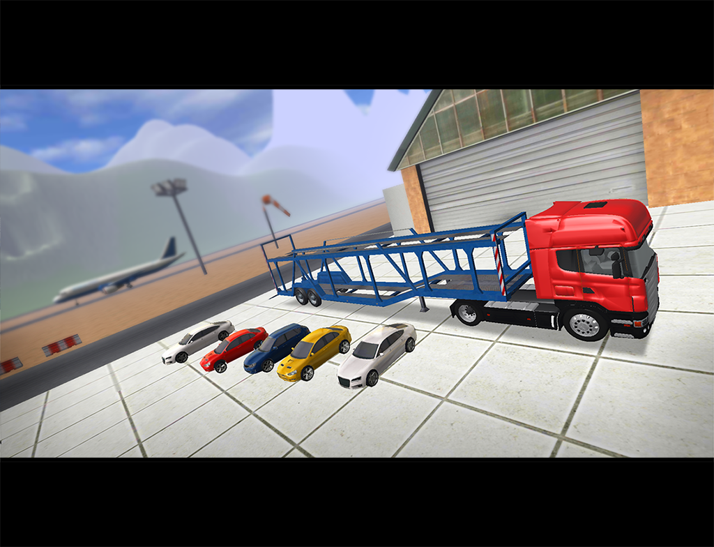 Cargo Plane Car transporter 3D ゲームのスクリーンショット