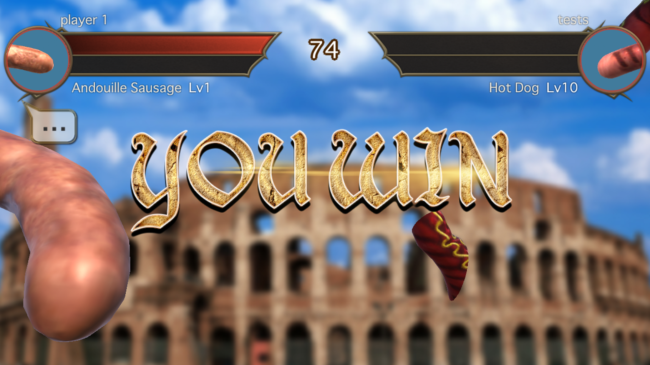 Sausage Legend - Online multip Game Screenshot