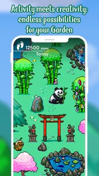 Pixsteps: Gamified Pedometer Game Screenshot