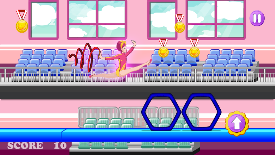 Winx Amazing Princess Gymnastics Game Screenshot