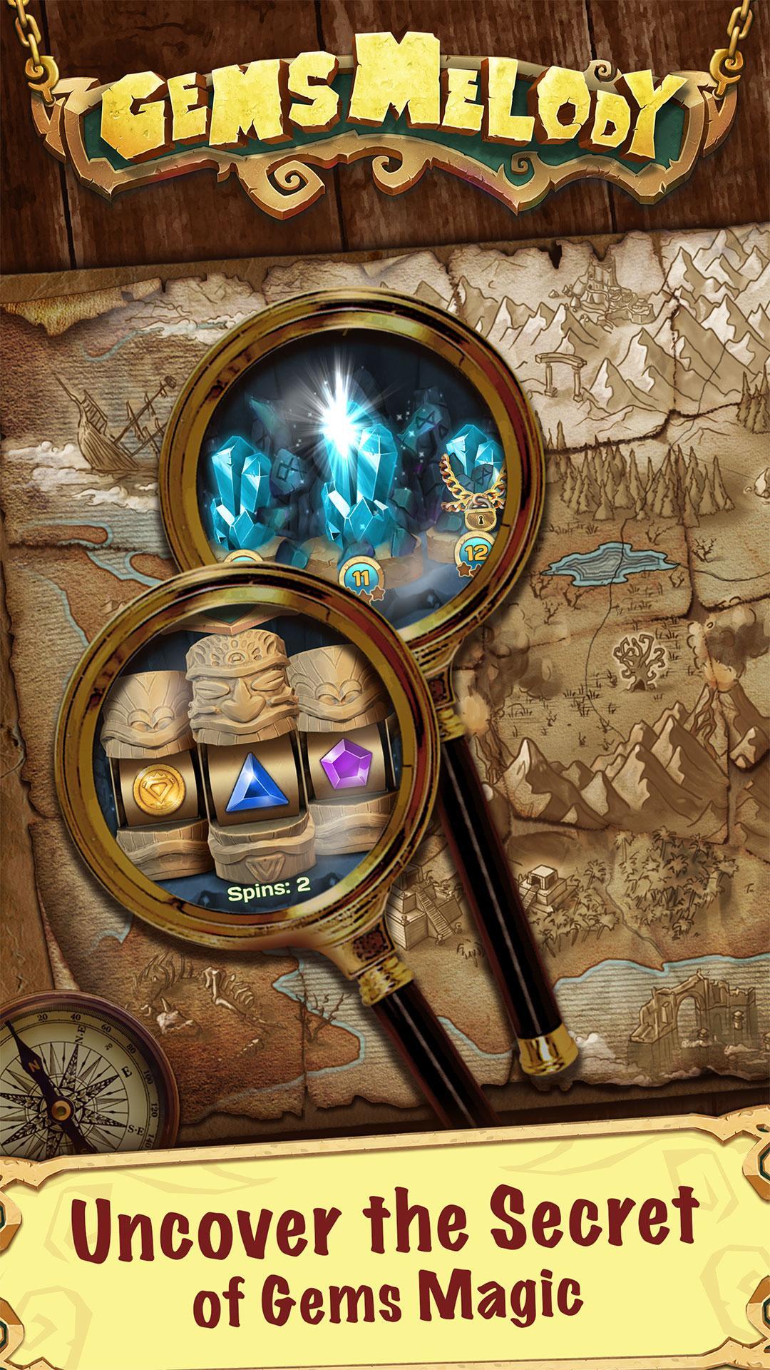 Screenshot 1 of Gems Melody: Mencocokkan Puzzle Adventure 1.3.7