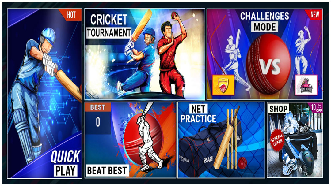 T10 League Cricket Game screenshot game