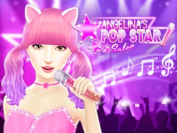 Angelina's Pop Star Salon Game Screenshot