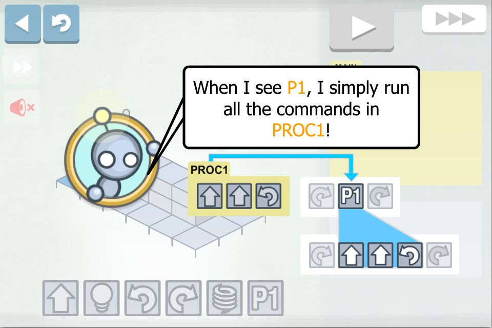 Lightbot - 프로그래밍 퍼즐 게임 스크린 샷
