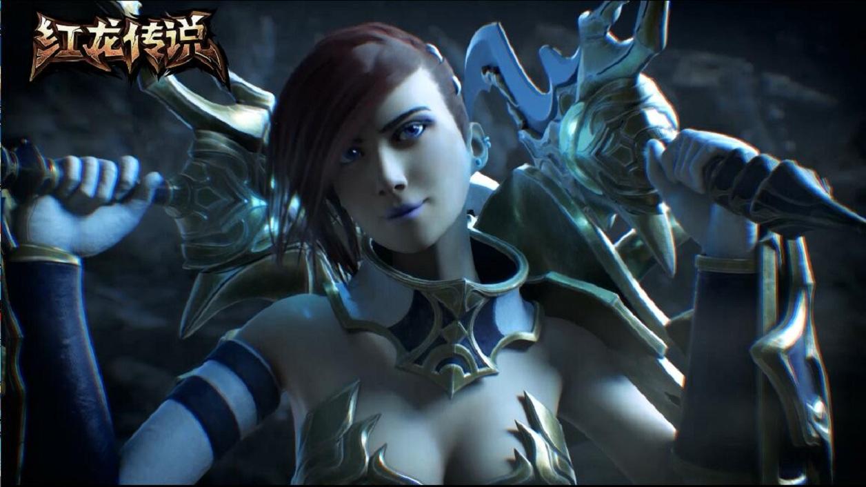 Screenshot of the video of 红龙传说