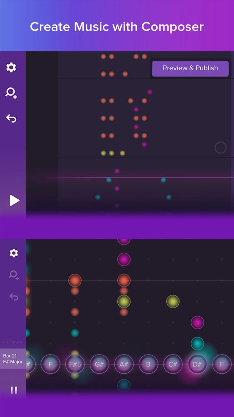 Magic Piano by Smule Game Screenshot