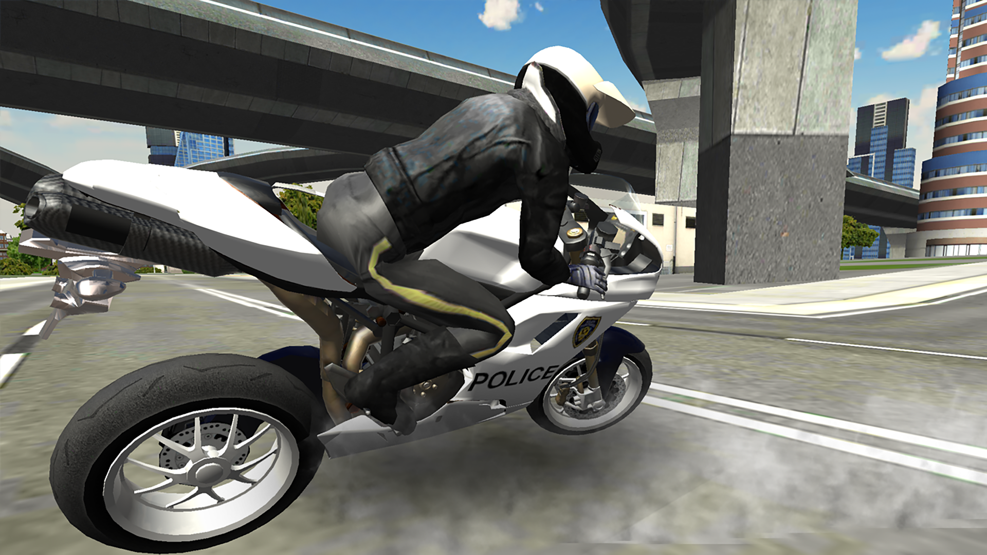 Police Bike City Simulator Game Screenshot
