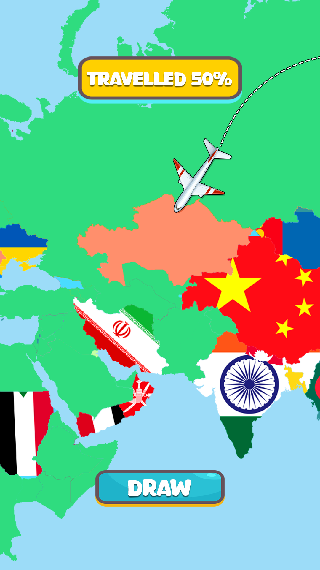 Color & Paint The Flag 2025 Game Screenshot