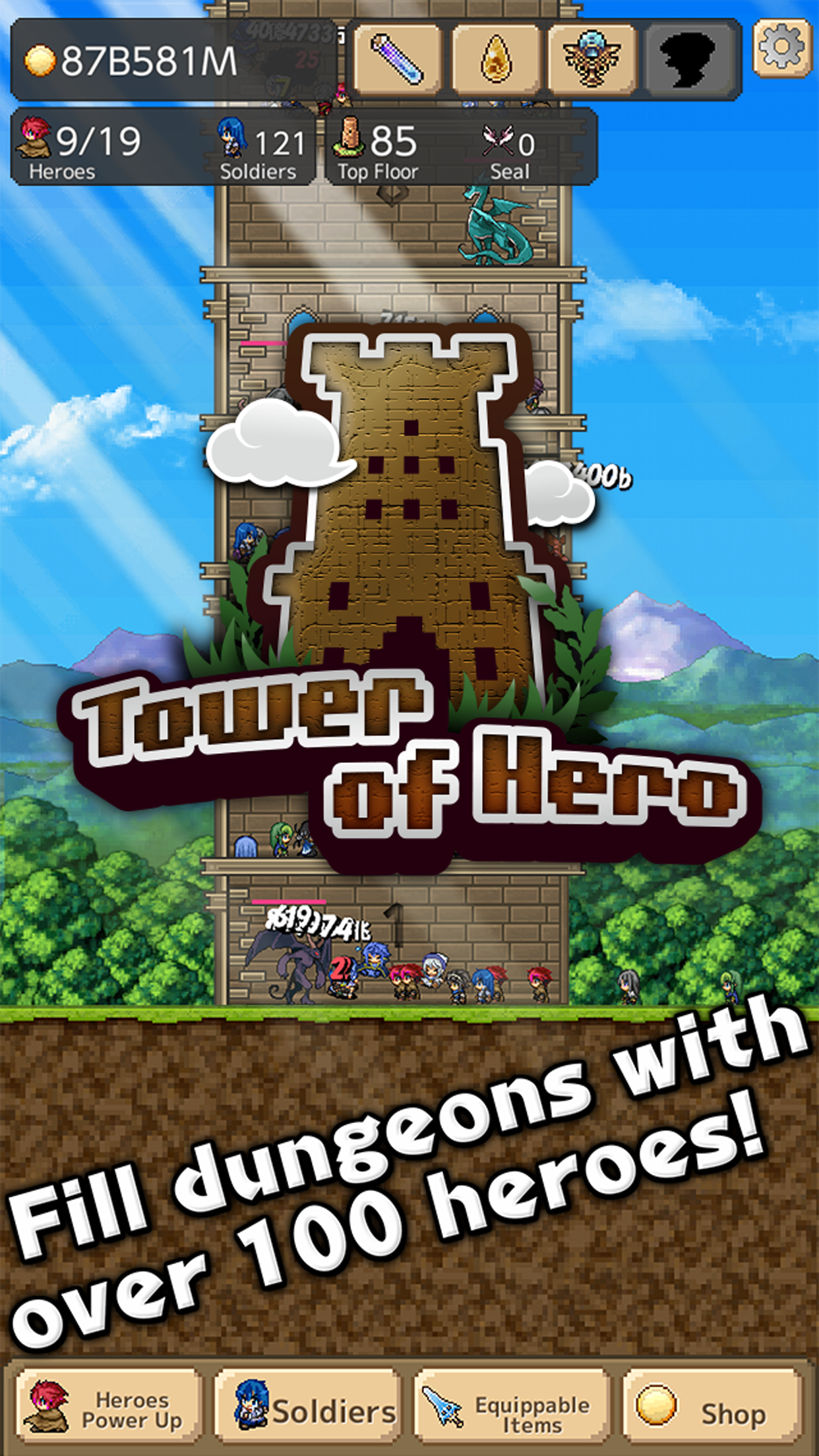 Screenshot 1 of tháp anh hùng 2.1.2
