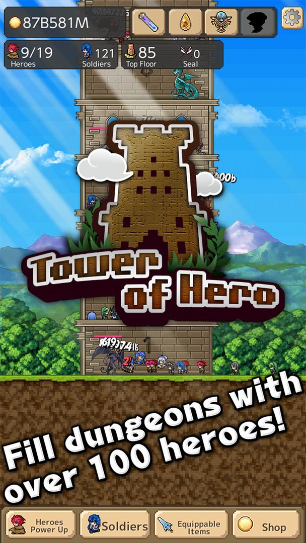 Screenshot of Tower of Hero