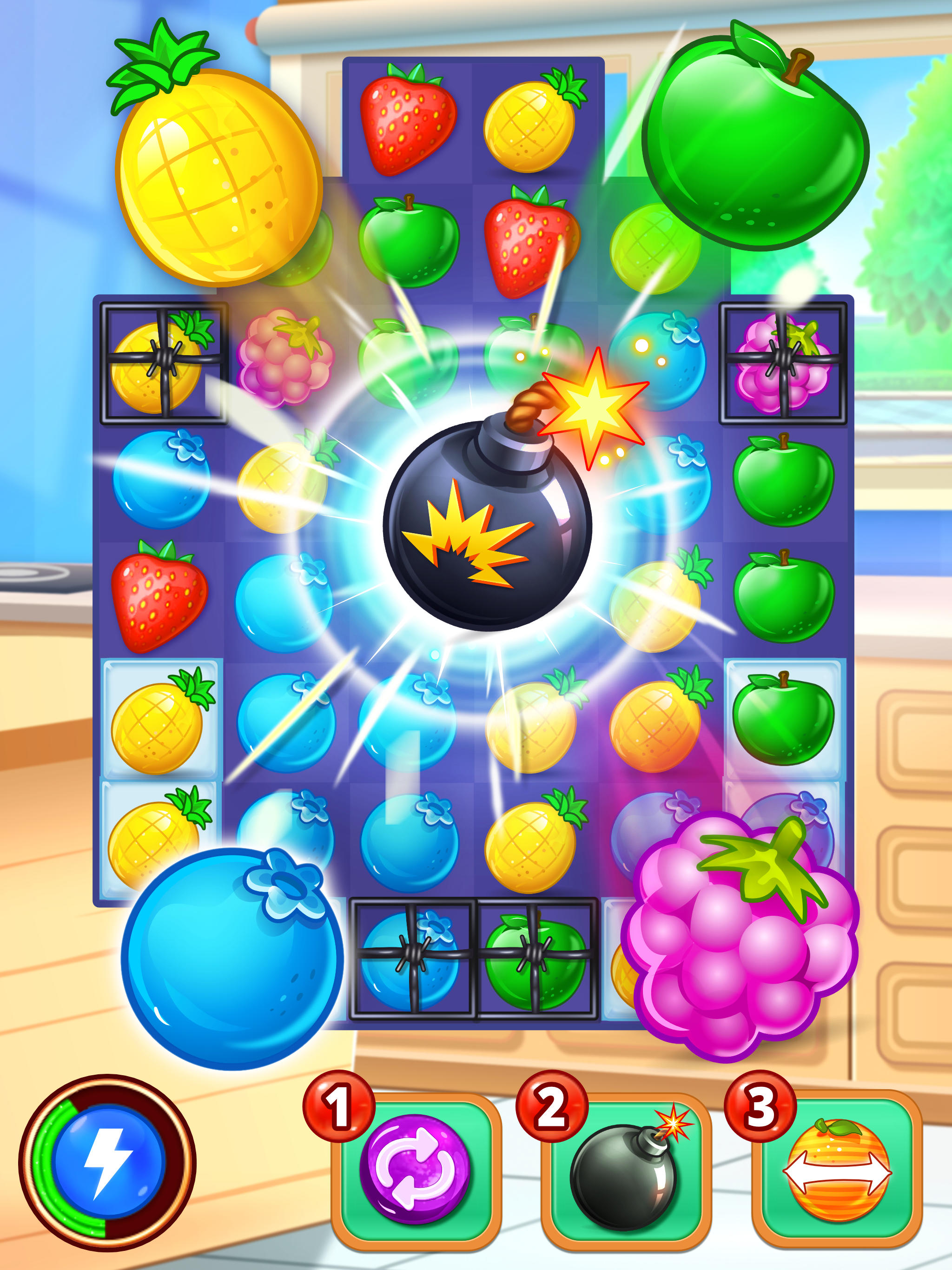 Gummy Paradise: Match 3 Games Game Screenshot
