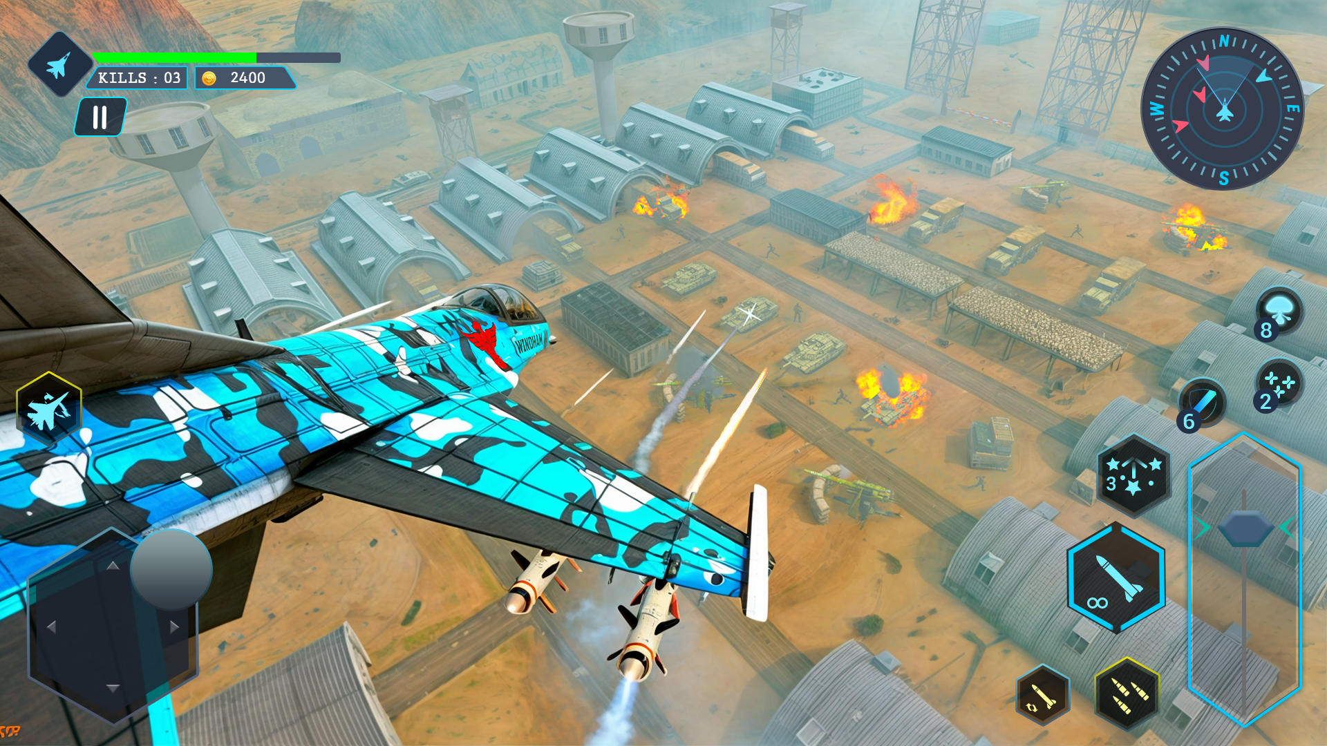 Screenshot of Fighter Jet Games: Air Combat