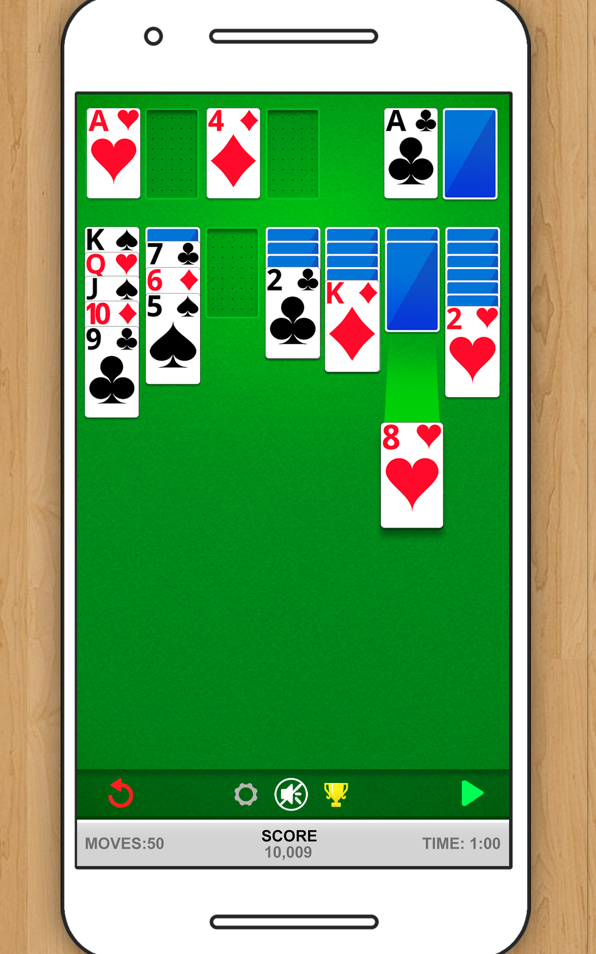 SOLITAIRE CLASSIC CARD GAME Game Screenshot