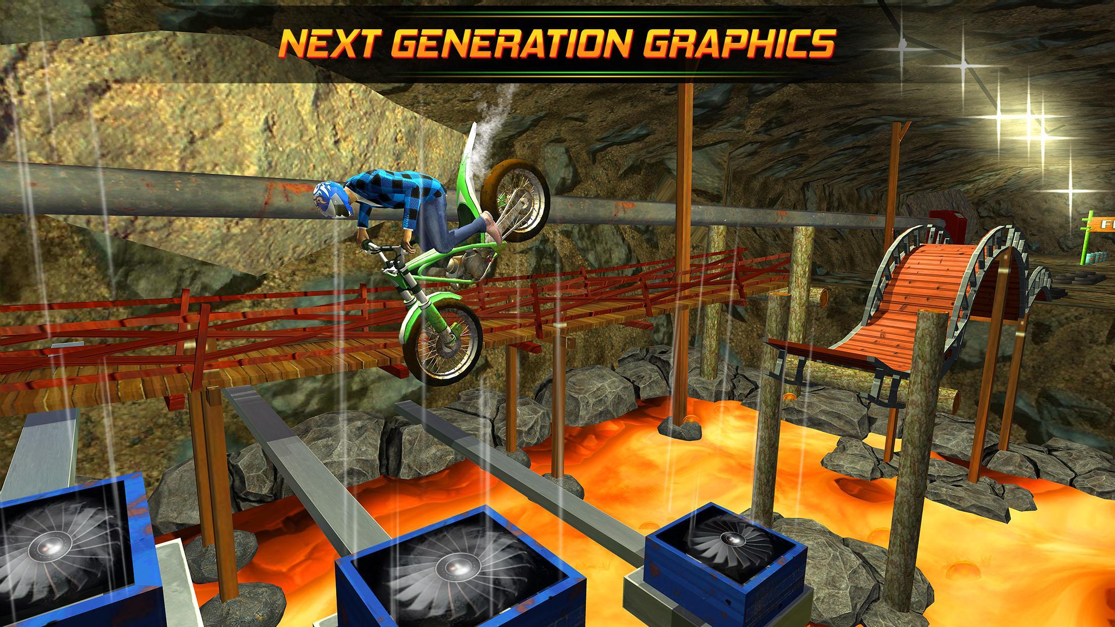Screenshot 1 of 자전거 스턴트 경주 Bike Stunts Racing 2.1.1