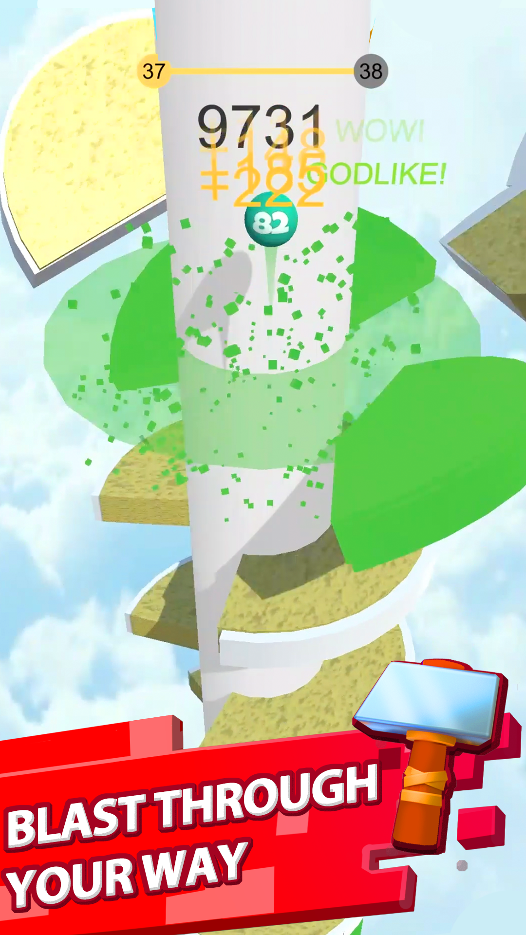 Helix Jump Game Screenshot