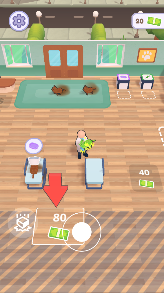 Captura de Tela do Jogo My Perfect Hospital for Cats