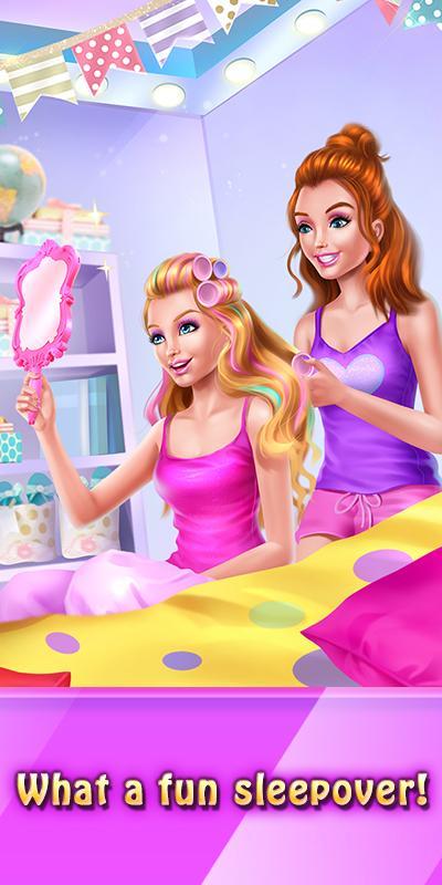Fashion Doll - Sleepover Party Game Screenshot